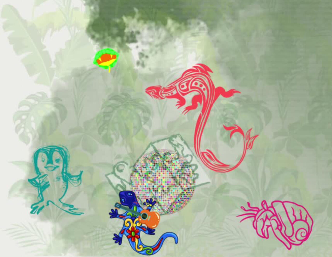 Negotiating a ride with the green anaconda…