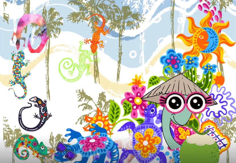 Fun in the sun on Isla Lagarto Paradiso…