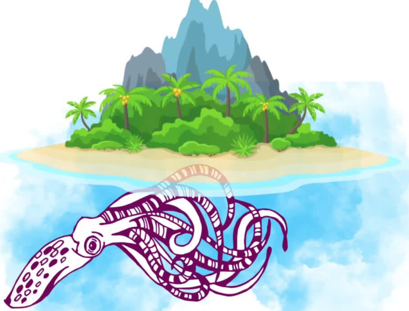 Treacherous, the lecherous octopus, gets thrown back into the deep…