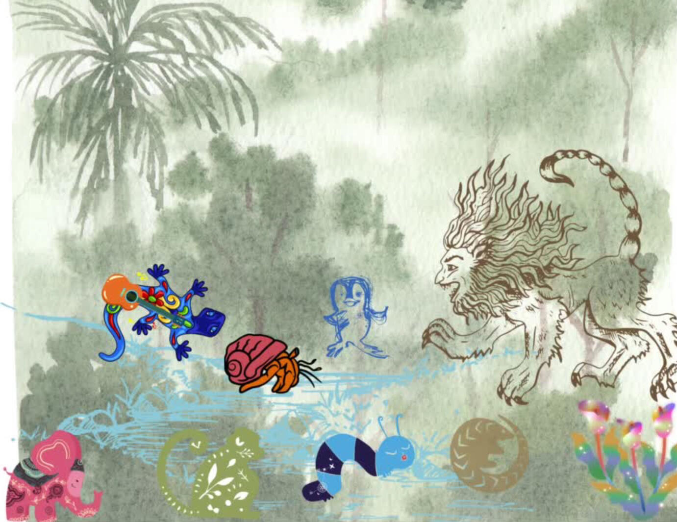 Nabu, the Persian lion reborn across The Great Divide…